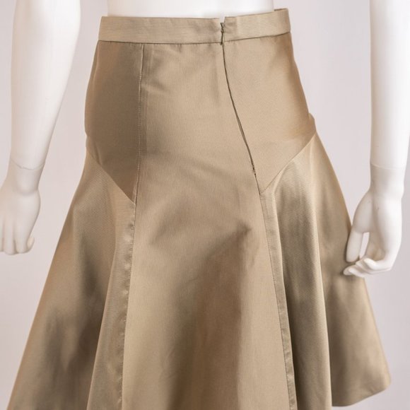 Moschino 2 Piece Champagne Blazer and Skirt w/ Zip - Picture 6 of 8